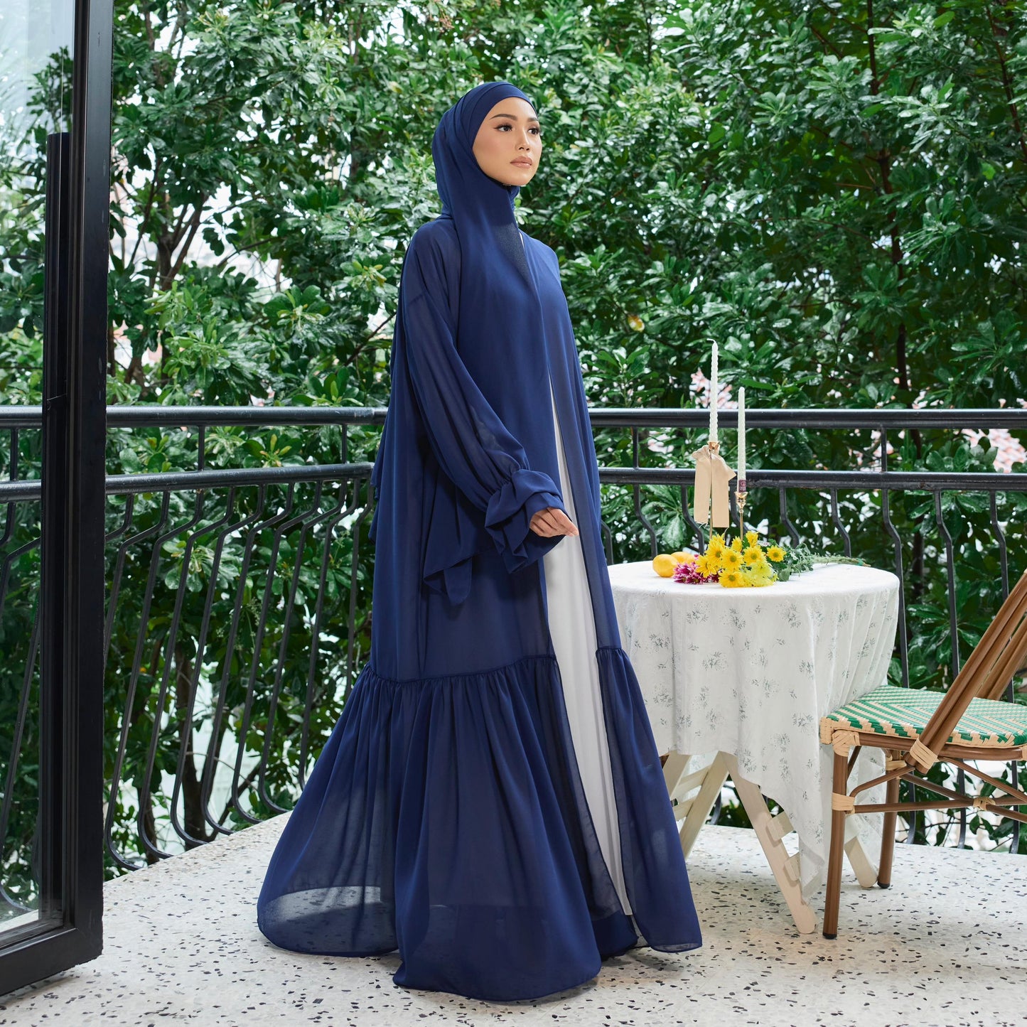 BALQIS ABAYA (Outerwear Only Sets with Shawl)